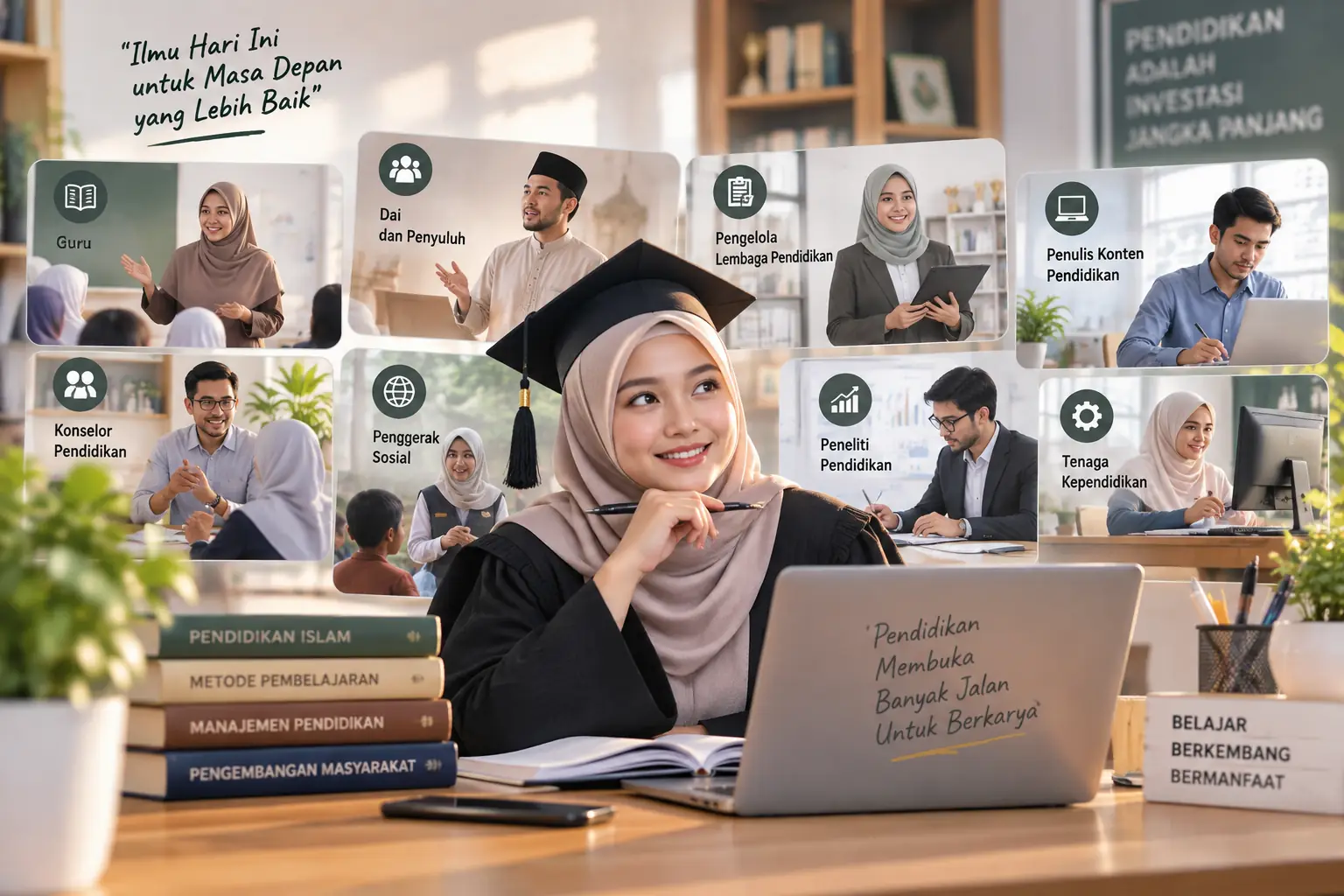 lulusan Tarbiyah dengan berbagai pilihan profesi setelah kuliah